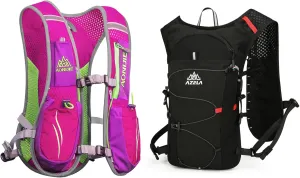 TRIWONDER Running Vest for Women Pink Hydration Backpack Water Pack 5.5L Lightweight Runner Marathon