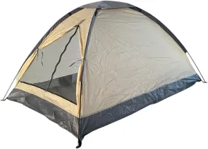 Two Person Camping Tent Outdoor Tent Shade Canopy Fiberglass Poles Easy Quick Setup Foldable for Picnic Outdoor Activities