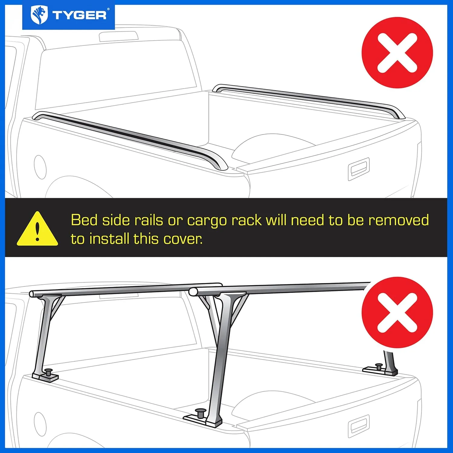 Tyger Auto T1 Soft Roll Up Truck Bed Tonneau Cover Compatible with 2014-2018 Chevy Silverado / GMC Sierra 1500; 2015-2019 2500 HD 3500 HD; 2019 LD/Limited Only | 6'6" Bed (78") | TG-BC1C9007 , Black