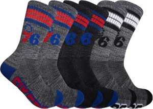 Ultra Game Youth NBA Official Athletic Cushioned Secure Fit Team Crew Socks-3 Pack