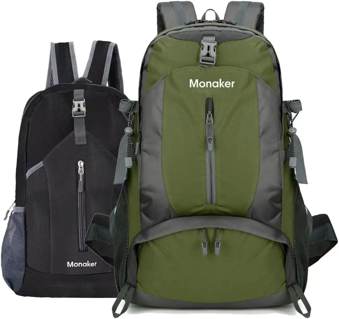 Ultralight Backpacking Bundle – 20L & 40L Daypacks – Foldable, Water-Resistant, Multi-Pocket Design for Hiking, Travel & Daily Use