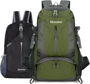 Ultralight Backpacking Bundle – 20L & 40L Daypacks – Foldable, Water-Resistant, Multi-Pocket Design for Hiking, Travel & Daily Use