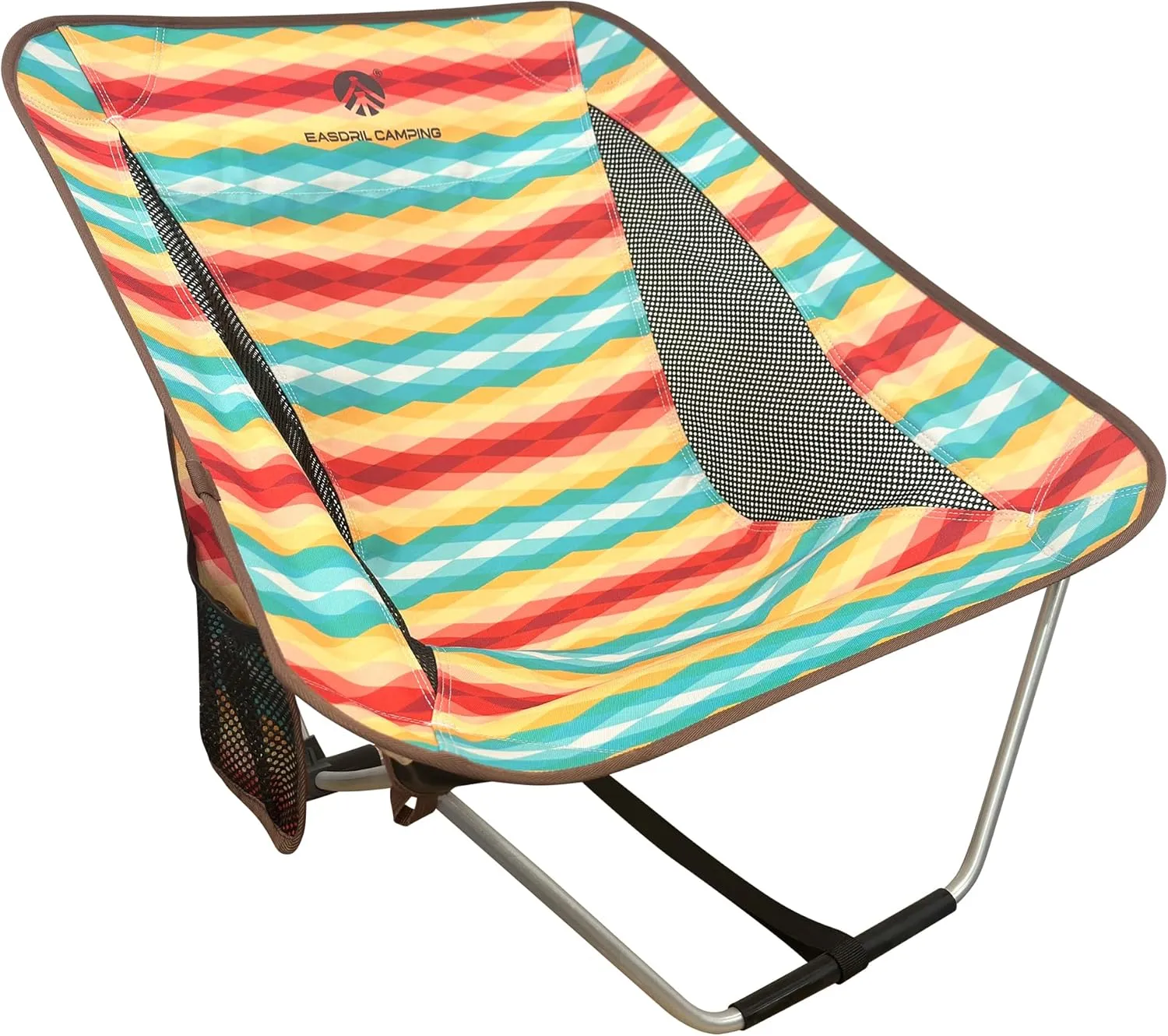 Ultralight Folding Camping Chair Low Lightweight Foldable Camp Chairs with Carry Bag for Hiking, Backpacking, Picnic, Outdoor Concert, Sports Events, Beach