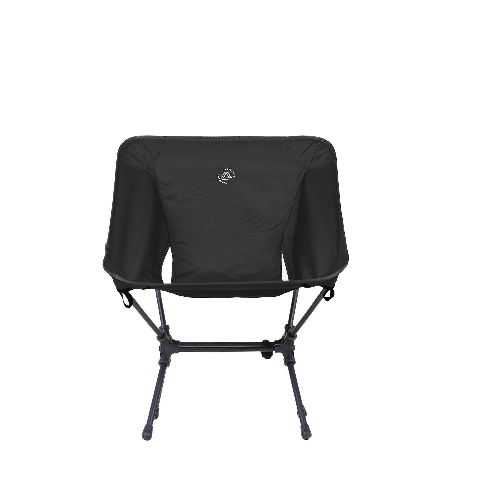 Ultralight Folding Camping Chair with Storage Pouch - Khaki, Low Back Design