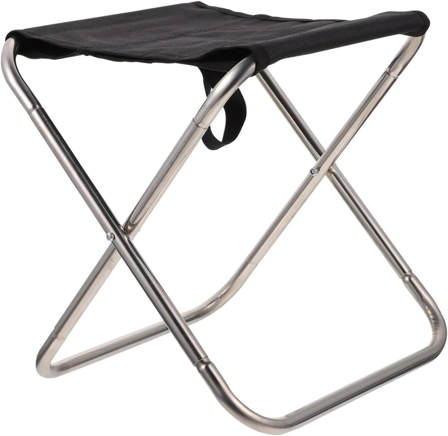 Ultralight Portable Camping Chair Fishing Stool Double Padded Seat Beach Stool Quick Folding