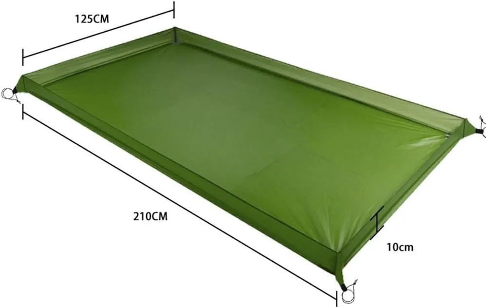 Ultralight Tent Footprint, 82.7 * 49.2'' PU Waterproof Camping Tent Tarp For Ground Camping Hiking, Waterproof Camping Tent Footprint Tarp Mat Under Tent Moisture-Proof GroundSheet(20D)