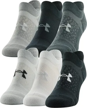 Under Armour Women's Cushioned No Show Socks, 6-Pairs