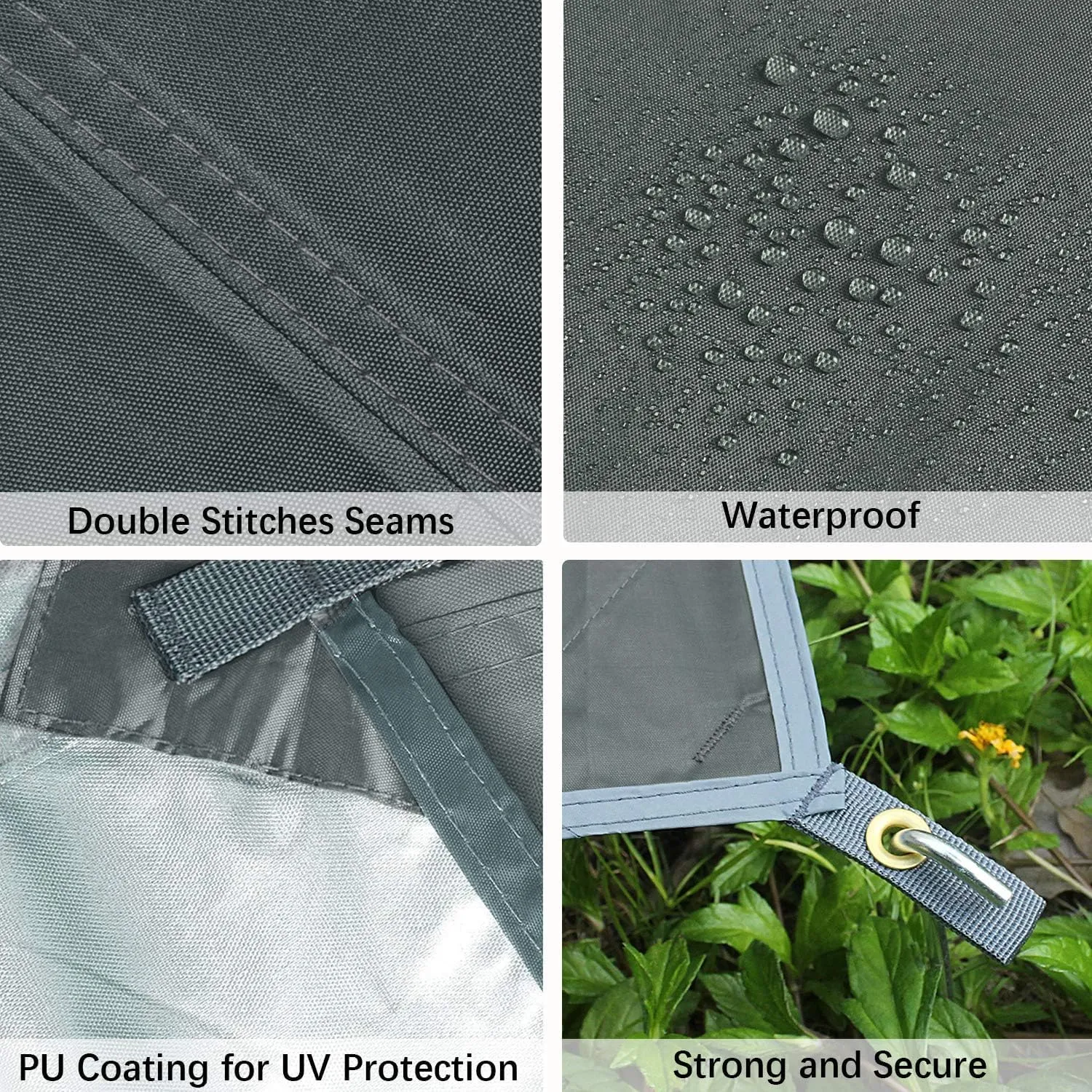 Unigear Hammock Rain Fly Waterproof Tent Tarp, UV Protection and PU 3000mm Waterproof, Lightweight for Camping, Backpacking and Outdoor Adventure