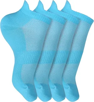 Unisex Thin Rayon Ankle Socks, Breathable Low Cut Athletic Running Sports Socks for Women and Men 4-8-12 Pairs