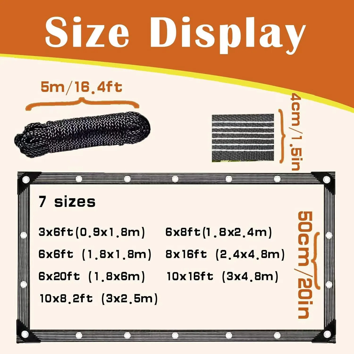Upgrade 8x10 ft Clear Tarps Waterproof Heavy Duty PVC Vinyl 16 Mil Thickened Transparent Tarpaulin Tear Resistant for Greenhouse Outdoor,Plant,Garden,Chicken Coop,Patio Roofs