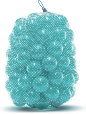 Upper Bounce Crush Proof Plastic Trampoline Pit Balls 500 Pack - Blue