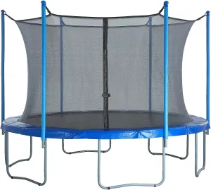 Upper Bounce Machrus Trampoline Net Replacement 7.5FT 8FT 9FT 10FT 12FT 13FT 14FT 15FT 16FT- Safety Net for Straight Poles/Arches Round Trampoline