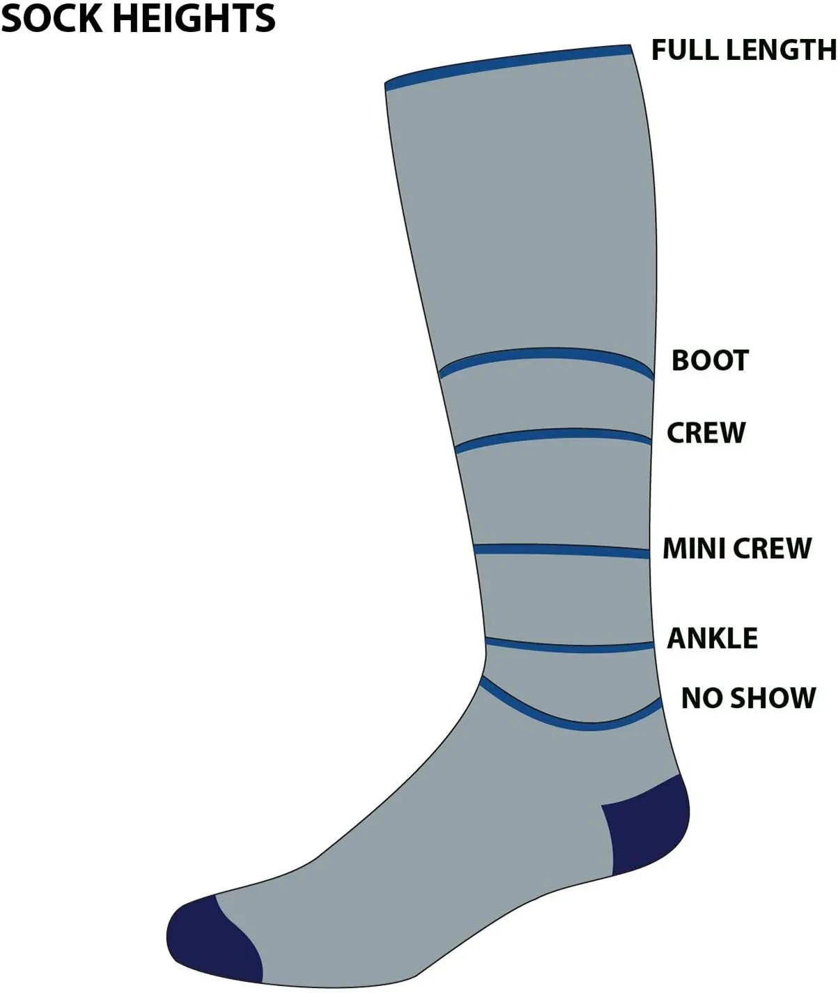 USA Made - Crew Socks - Hiking Socks - Merino Wool - Mountain Heritage