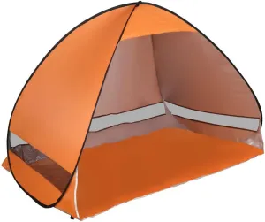 uxcell Beach Sun Shade Tent Outdoor Automatic Pop up Portable Shade Cabana 2-3 Person Anti UV Sun Shelter Tents, Sets up in Seconds