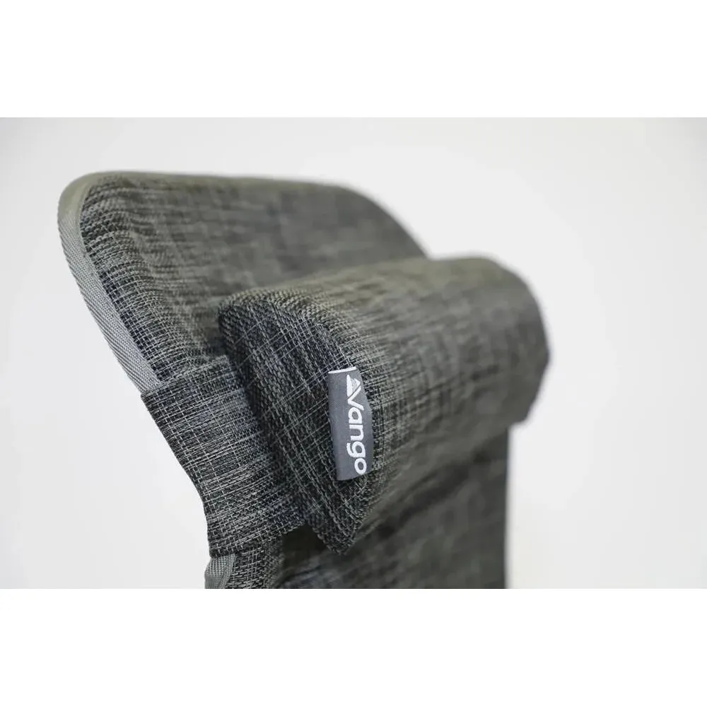 Vango Tuscany Recliner Camping Chair Tall Heather Grey