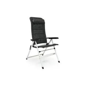 Vango Tuscany Recliner Camping Chair Tall Heather Grey