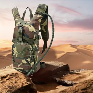 Versatile Tactical Backpack with Built-In Hydration System