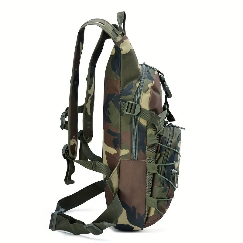 Versatile Tactical Backpack with Built-In Hydration System