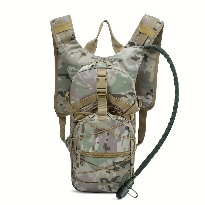 Versatile Tactical Backpack with Built-In Hydration System