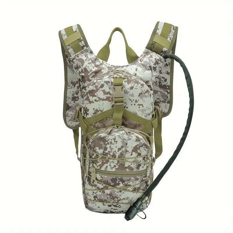 Versatile Tactical Backpack with Built-In Hydration System