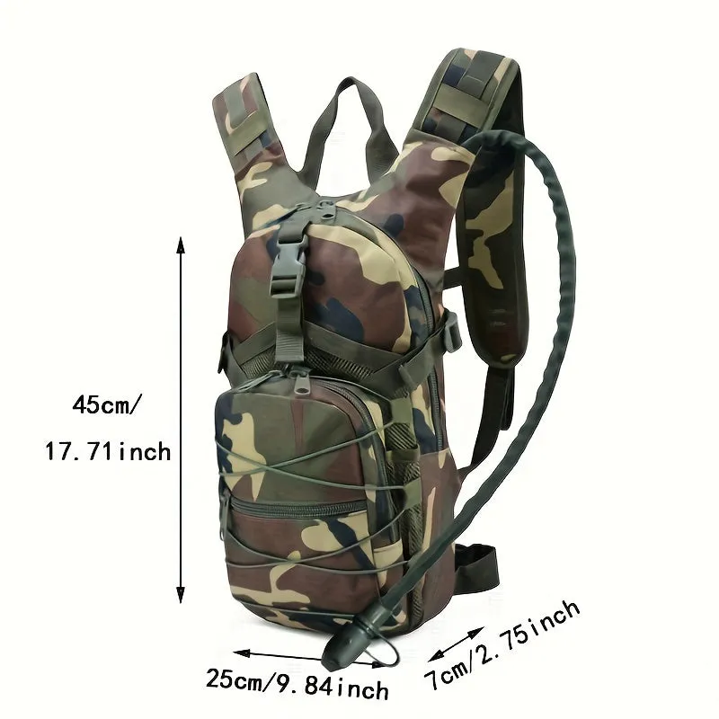 Versatile Tactical Backpack with Built-In Hydration System