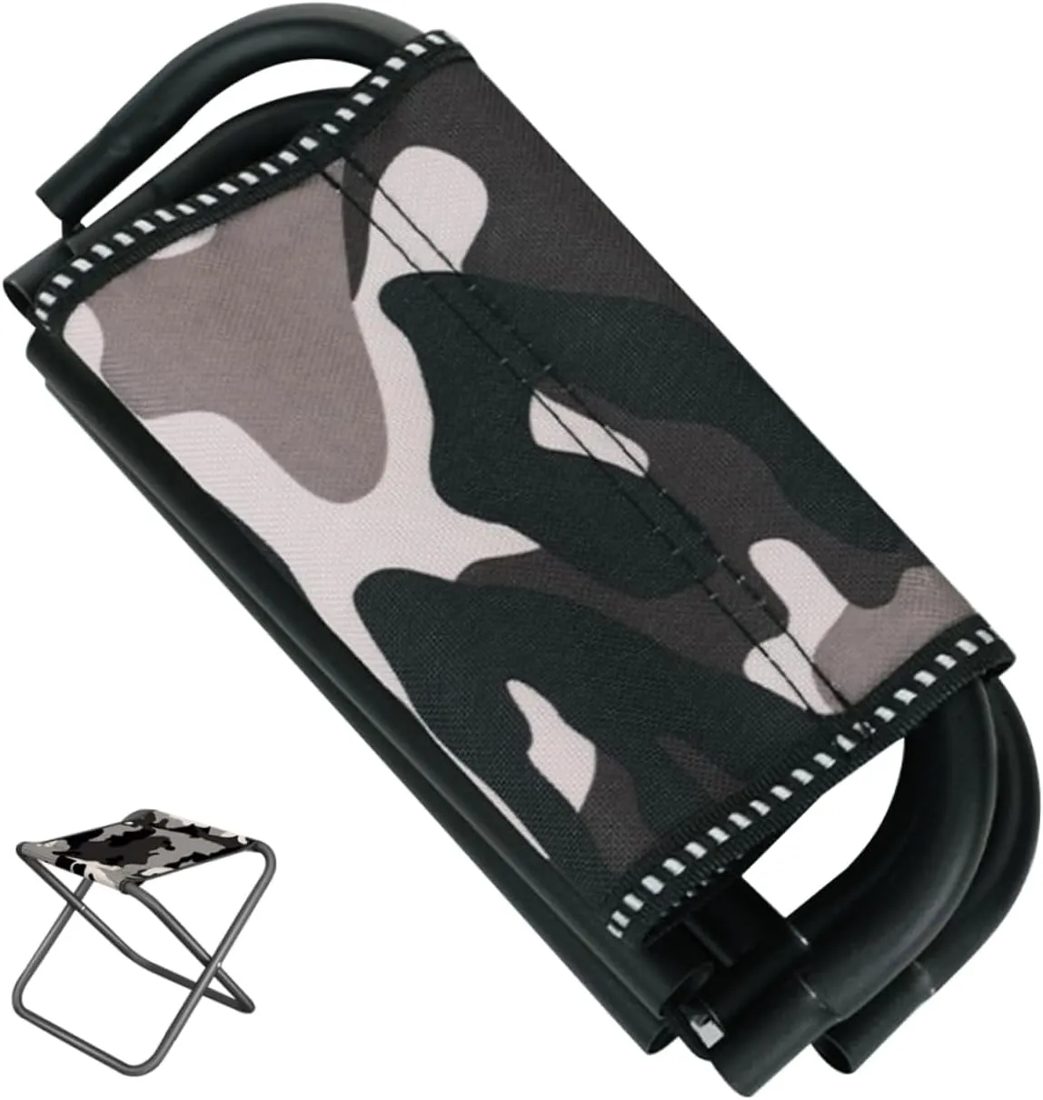 VICASKY Portable Folding Stool Compact Multi Functional Chair for Camping Fishing and Outdoor Activities Lightweight Design for Easy Carrying Space Saving for Home