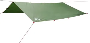 vidaXL Camping Tarp Green 196.9x115.7 Waterproof