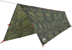 vidaxl Camping tarp - Waterproof Camouflage Tent Cover - 199.2x120.5 Polyester shelter - Lightweight Portable Outdoor Gear - Hunting & Hiking Protection