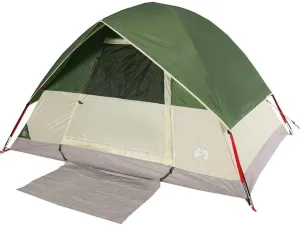 vidaXL Camping Tent Dome 2-Person Green Waterproof