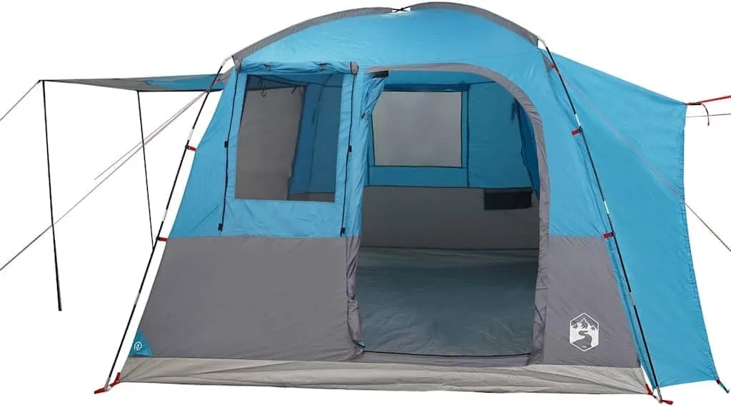 vidaXL Car Tent 4-Person Blue Waterproof
