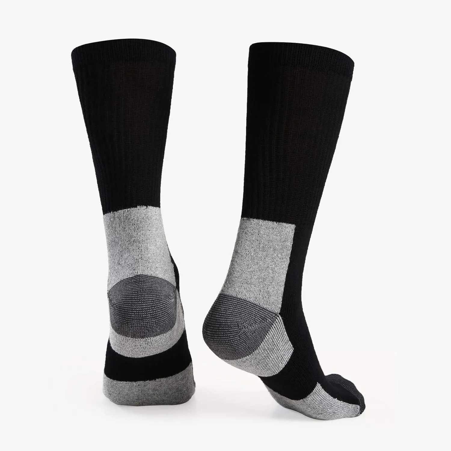 WANDER Men's Cushion Crew Socks 3-6 Pairs Athletic Running 6-8/8-13/12-15 Socks Men Cotton Sport Wicking Work