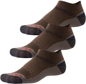 WANDER Merino Wool Ankle Running Hiking Socks 3 Pairs Lightweight Cushioned Sweat-Wicking No Show Athletic Socks Men Women