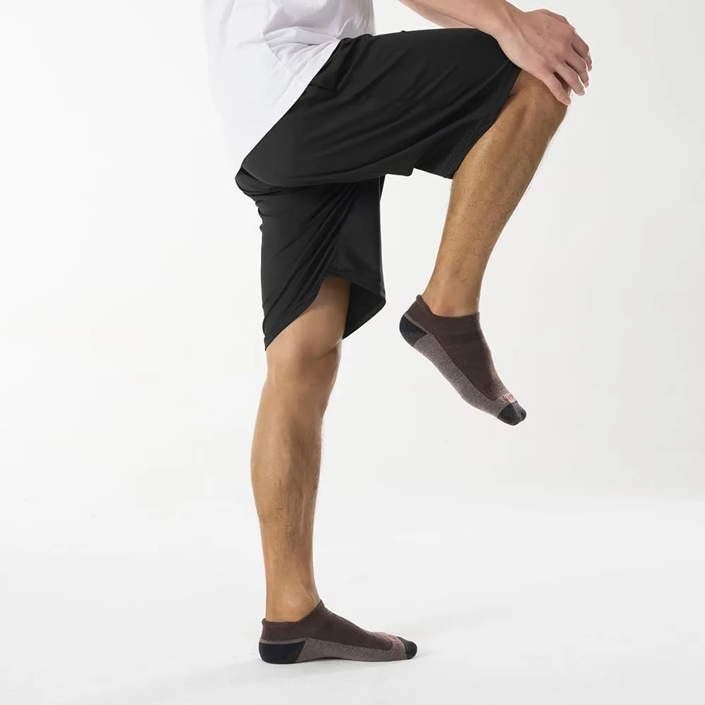 WANDER Merino Wool Ankle Running Hiking Socks 3 Pairs Lightweight Cushioned Sweat-Wicking No Show Athletic Socks Men Women