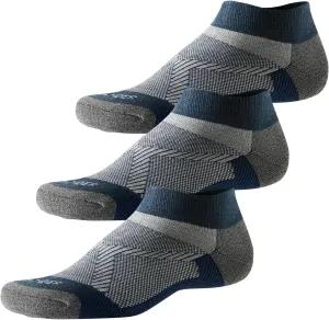 WANDER Merino Wool Breathable Running Socks 3 Pairs Athletic Ankle Sock Cushioned Support Thermal Low Cut Hiking Socks