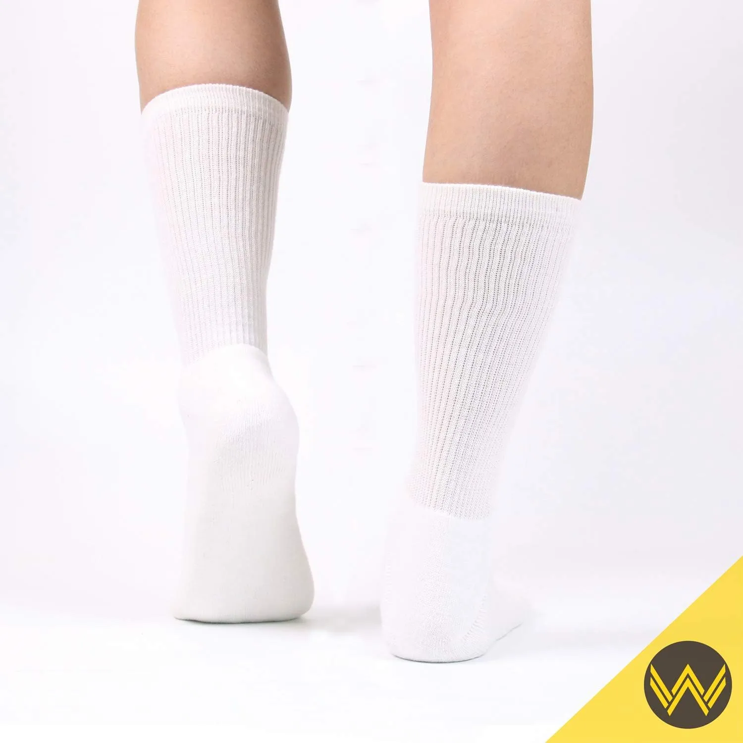 WANDER Women's Athletic Crew Socks 8 Pairs Cushion Running Socks for Women Sport Wicking Cotton Socks 7-10/10-14