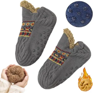 Warm Fuzzy Winter Socks for Women - Warm Thick Socks, Thermal Snow Socks for Cold Weather