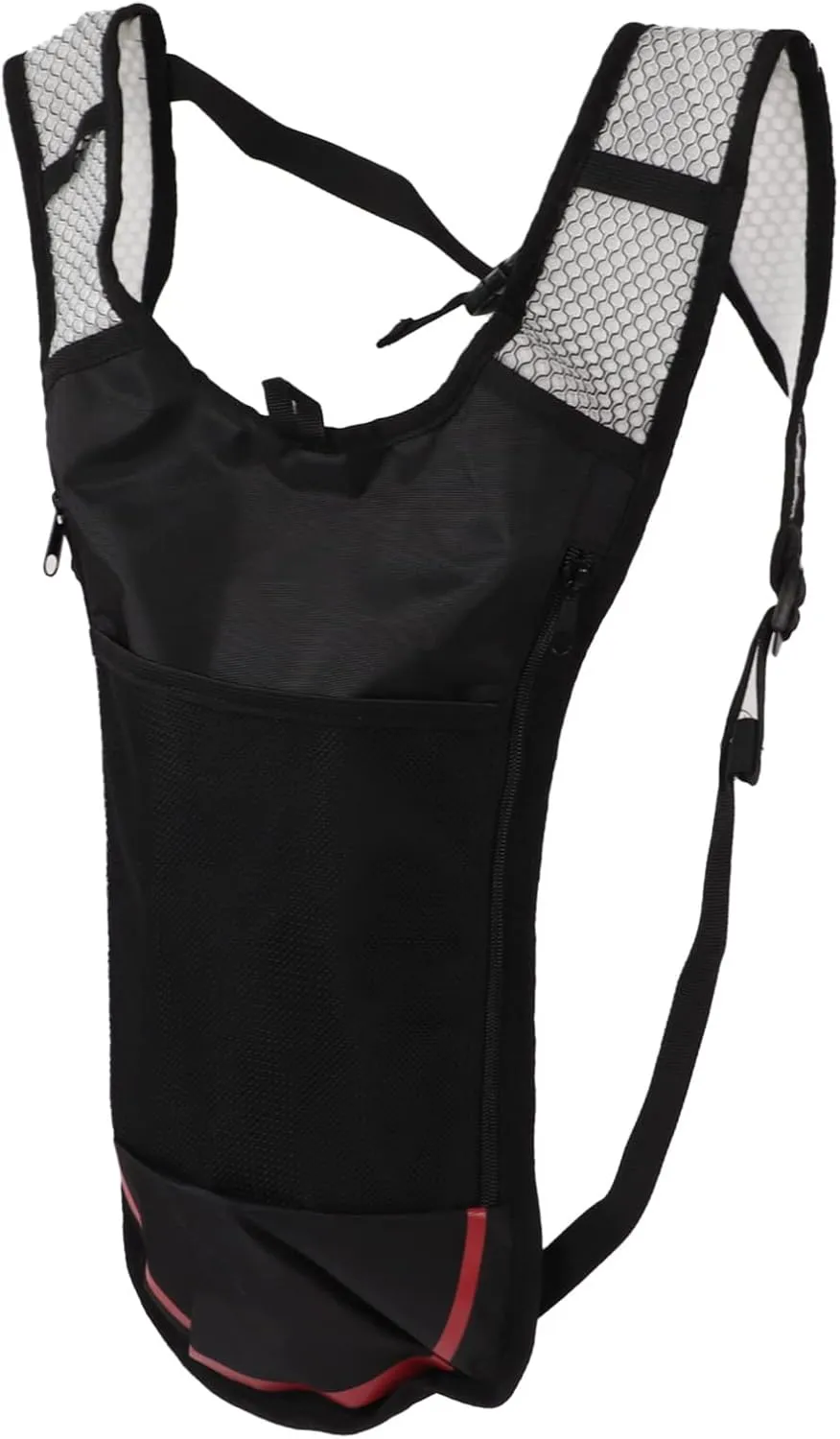 Water Backpack, Lightweight Lightweight Multifunctional Hydration Pack Adjustable Shoulder Strap Zipper Design for Running Hiking Camping Cycling