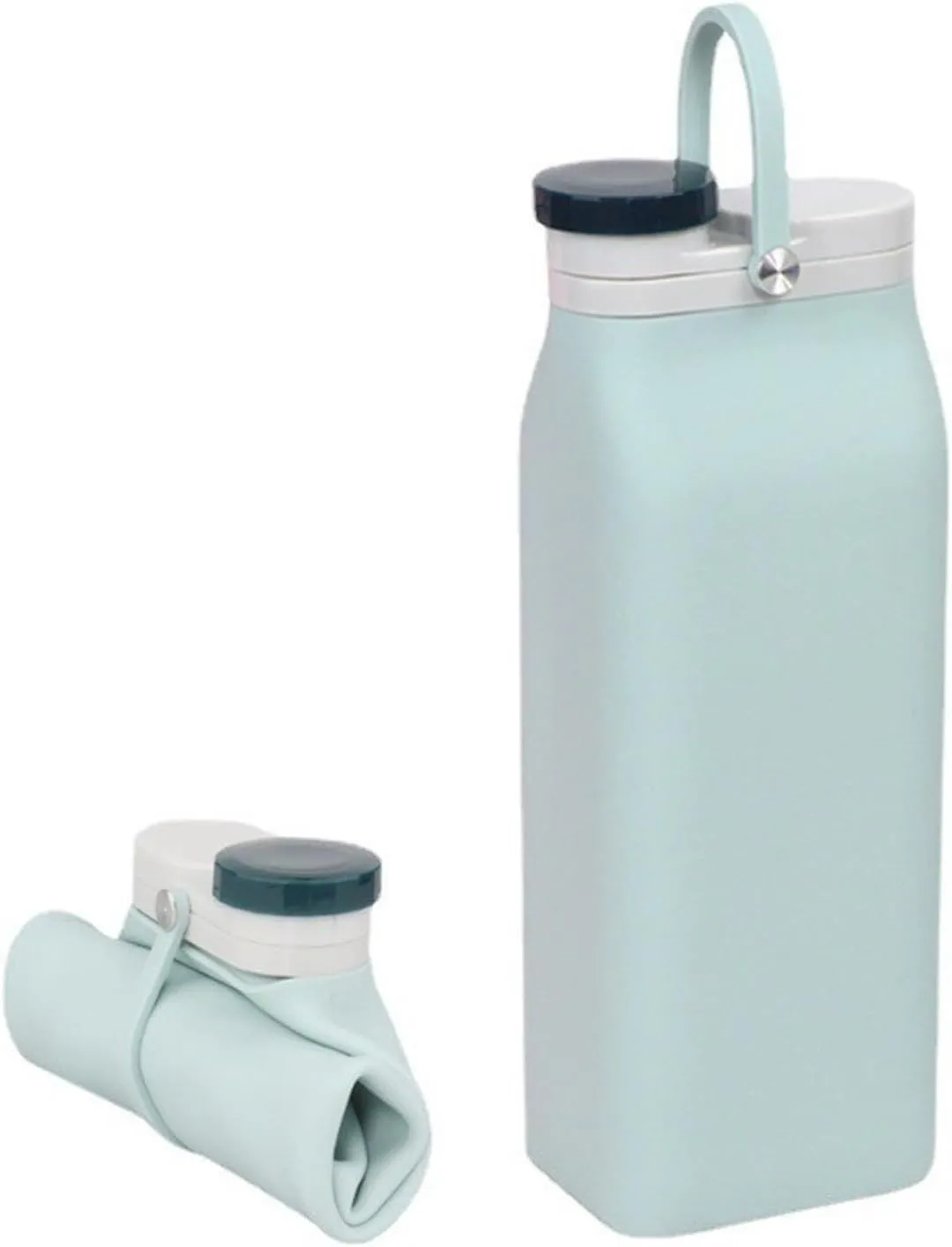 Water Bottle Sports Water Bottles Outdoorsy Squeeze Water Bag Water Drinking Bottle Collapsible Water Bottles Travel Water Bottle(Blue)