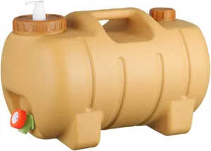 Water Container - Camping Water Storage Container, 20L Camping Aqua Dispenser with Spigot, Hog-Shaped Survival Hydration Carrier Reusable for Families Friends Sports Enthusiastsc Outdoor