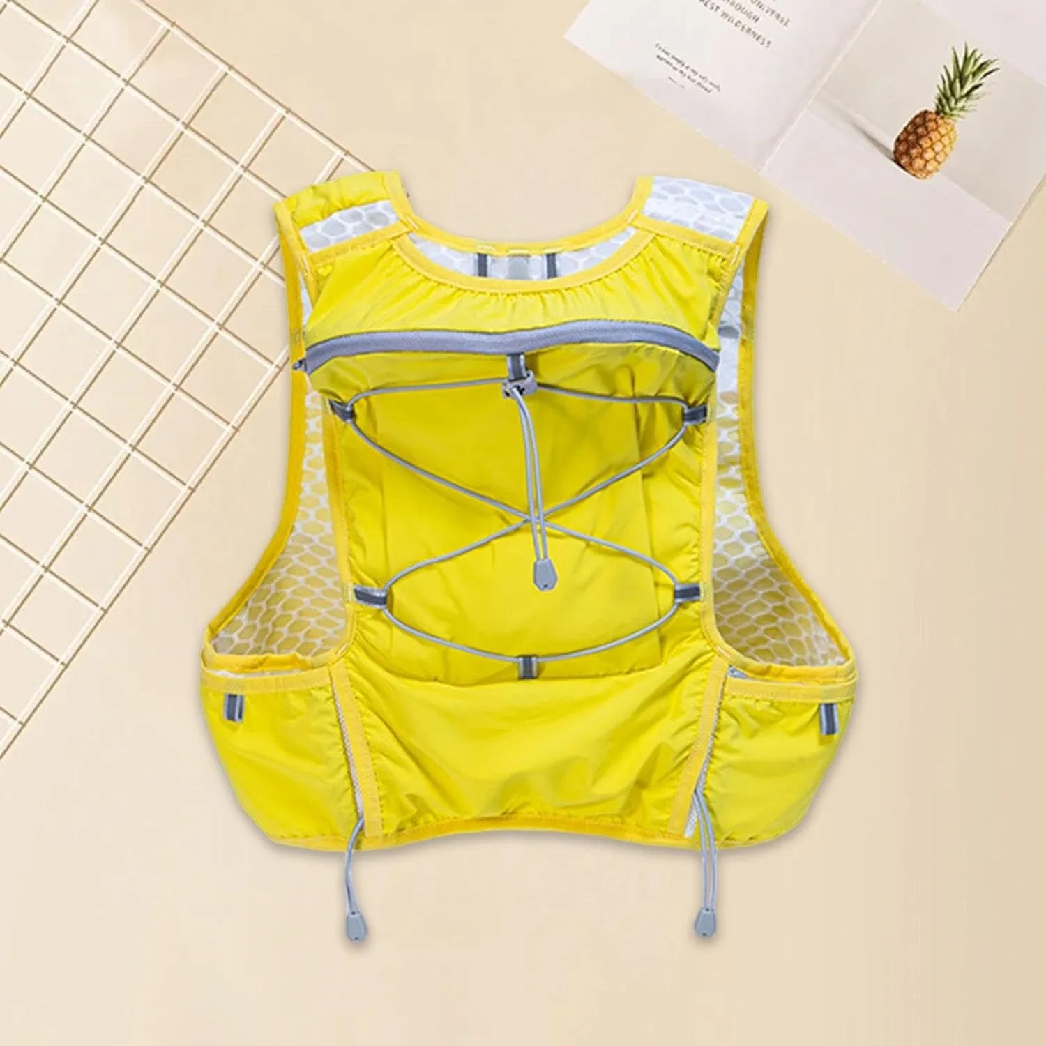 Water Pack Hydration Backpack Reflective Daypack 5L Water Bladder Bag for Cycling Hiking Climbing Trail Biking