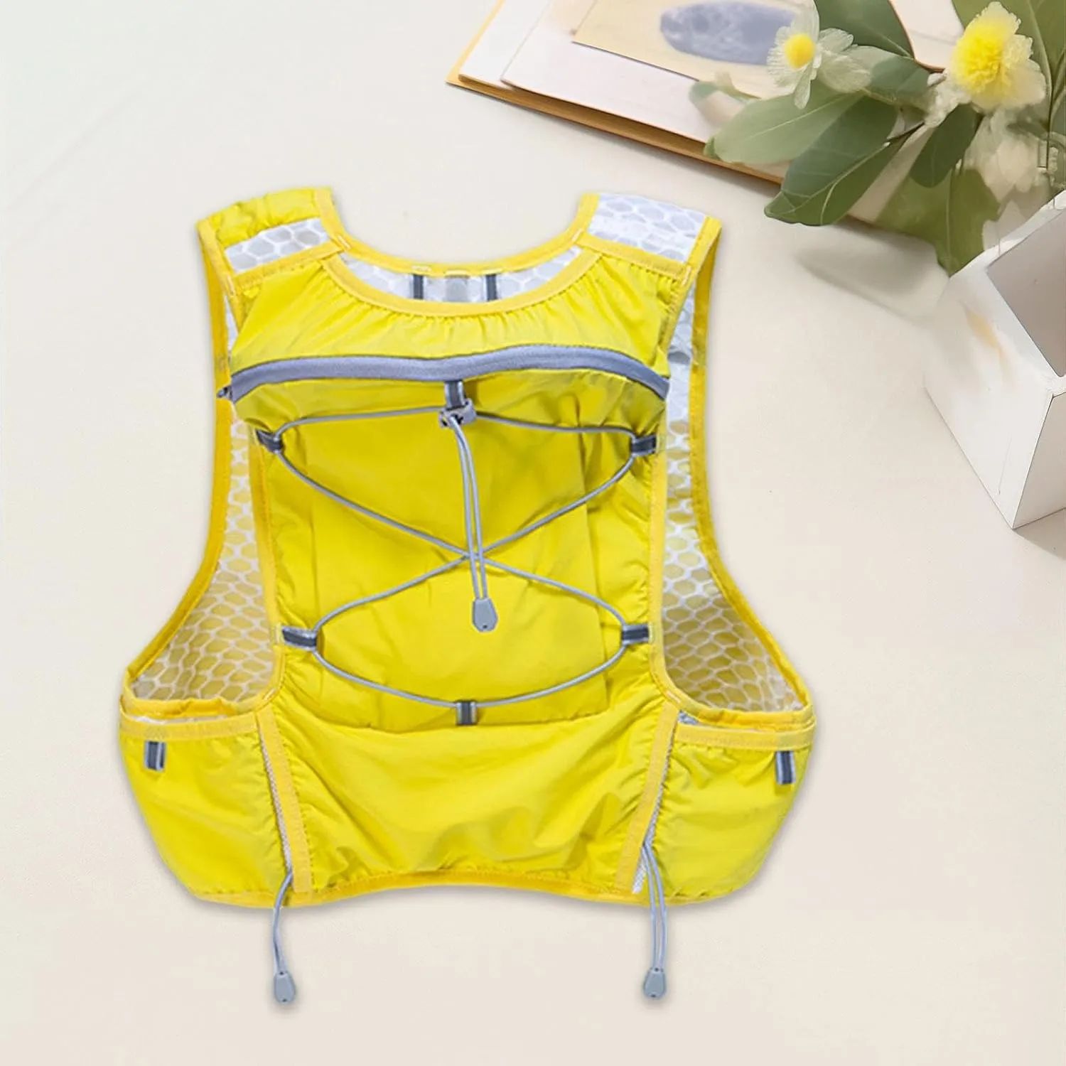 Water Pack Hydration Backpack Reflective Daypack 5L Water Bladder Bag for Cycling Hiking Climbing Trail Biking