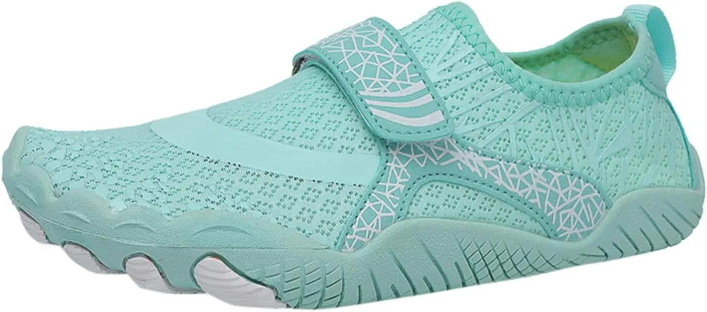 Water Shoes Mens Womens Quick-Dry Barefoot Swim Beach Pool Shoes Comfy Aqua Yoga Socks for Hiking Walking Diving Wading Surf Outdoor Water Sports Adult Aqua Shoe with Adjustable Elastic Band