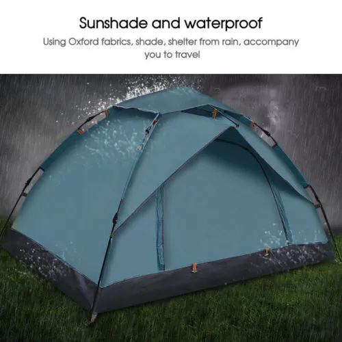 Waterproof Automatic Quick Open Camping Outdoor Tent UV Protection 3-4 Persons