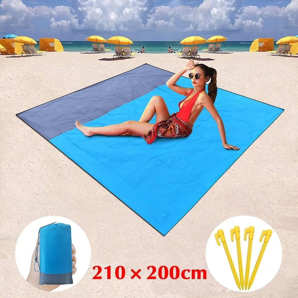 Waterproof Beach Blanket Outdoor Portable Picnic Mat Camping Ground Mat Mattress