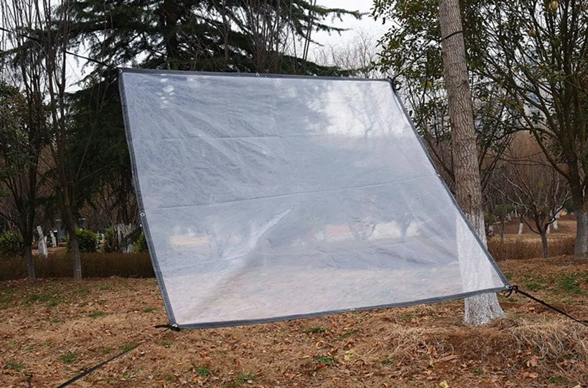 Waterproof Cover Tarp Tarpaulin Sheet,Sunshade Net, Shade Cloth, Waterproof Heavy Duty with Metal Grommets, Indoor Outdoor Insulation Greenhouse Film,120G/M²,a,4 * 5M