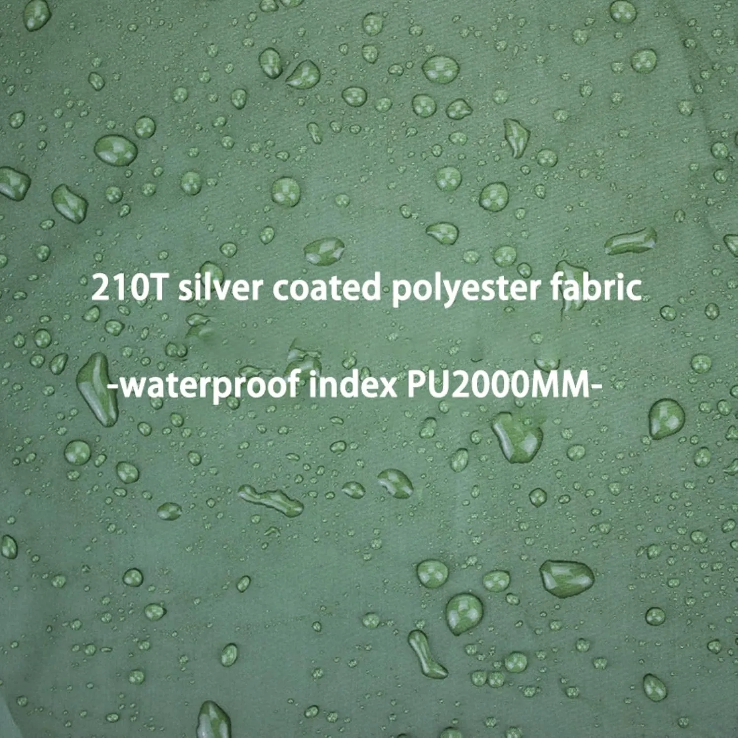Waterproof Hammock RAIN Fly,Portable Large Rain Tarp Fast Set Up,Hammock Camping Essential (Color : Green, Size : 290 * 290cm)
