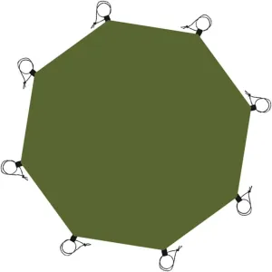 Waterproof Octagonal Tent Footprint Camping Tarp, Lightweight Ground Sheet Floor Mat for Camping Gear Backpacking Trips