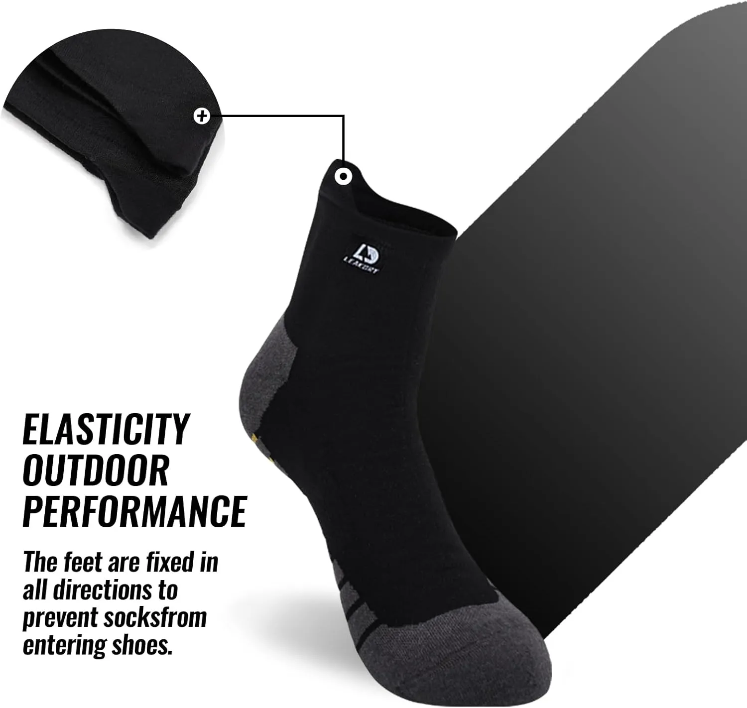 Waterproof Socks,3 Layer Hiking Windproof Breathable,Ankel Socks,Unisex
