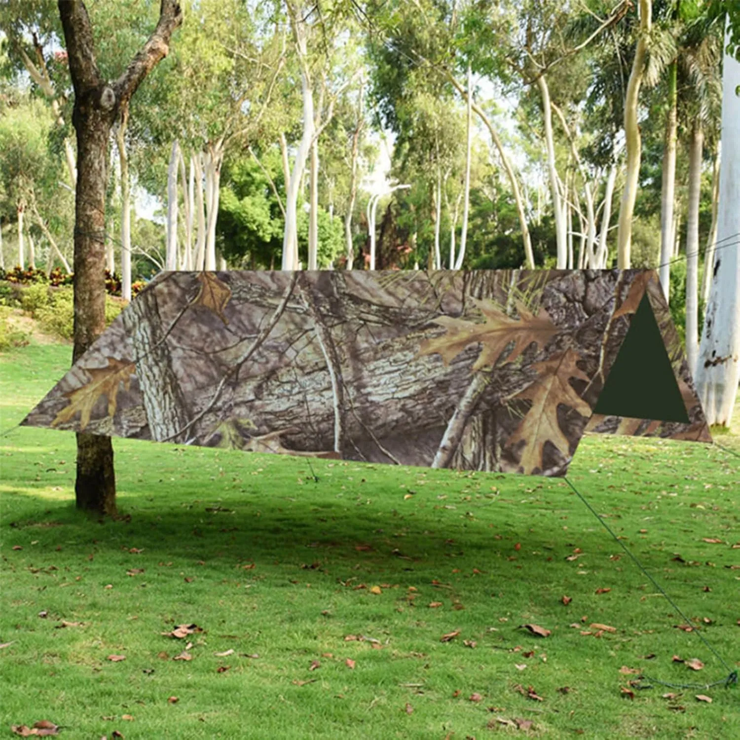 Waterproof Tarp with Metal Grommets, Poly Tarp Covershade Tarp for Camping, Picnic Mat, Emergency Rain Shelter Tarpaulin