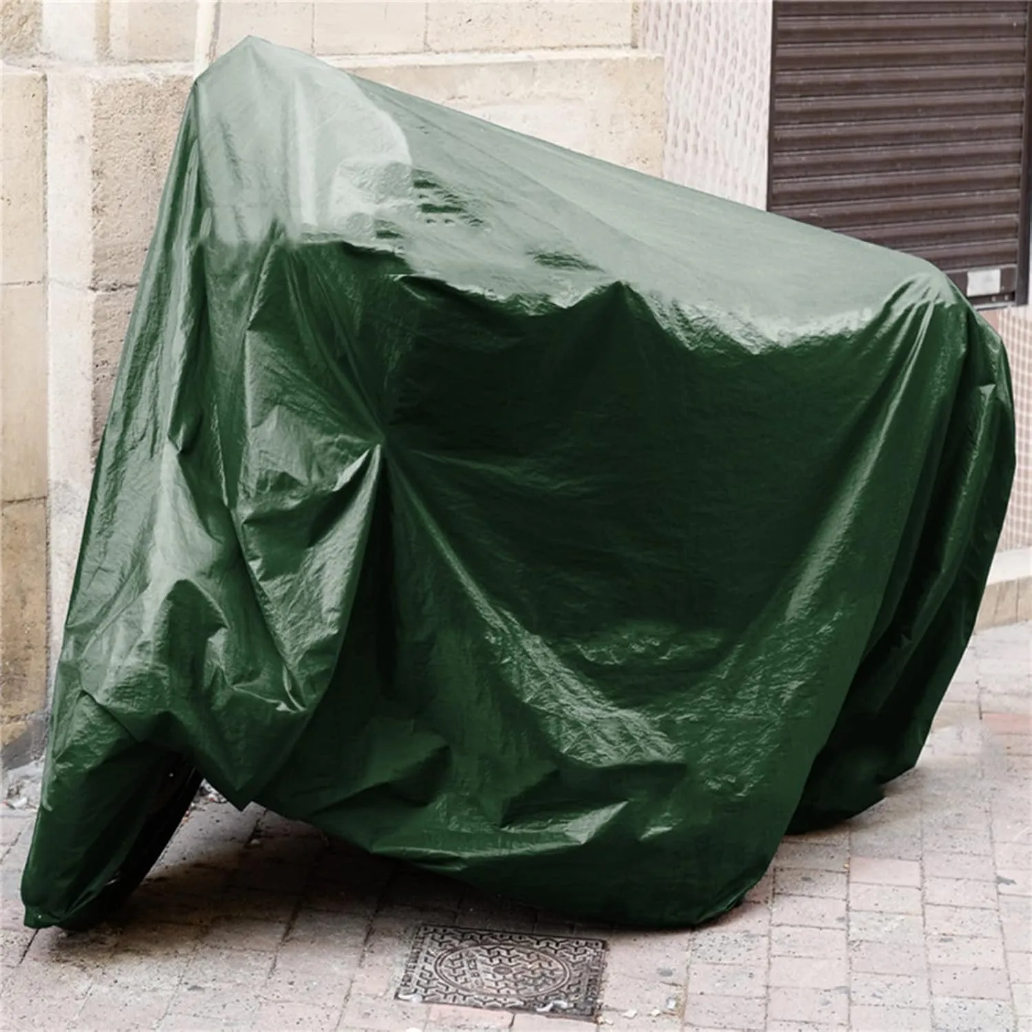Waterproof Tarp with Metal Grommets, Shade Tarp for Camping, Picnic Mat, Emergency Rain Shelter, Tarpaulin with Reinforced Edges